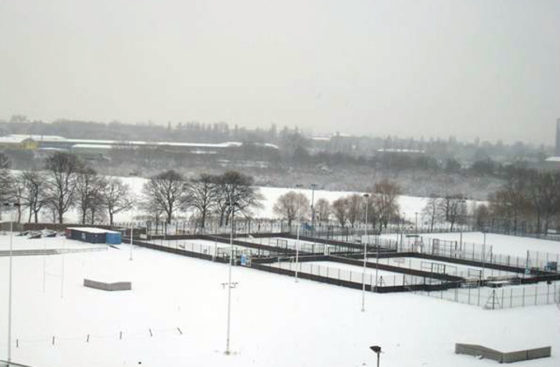 The largest snowstorm in London in 18 years