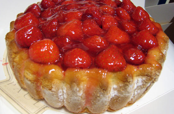 Strawberry cake for Christian Speck's birthday