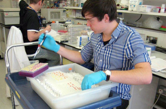 Christian Winkler working, 2011