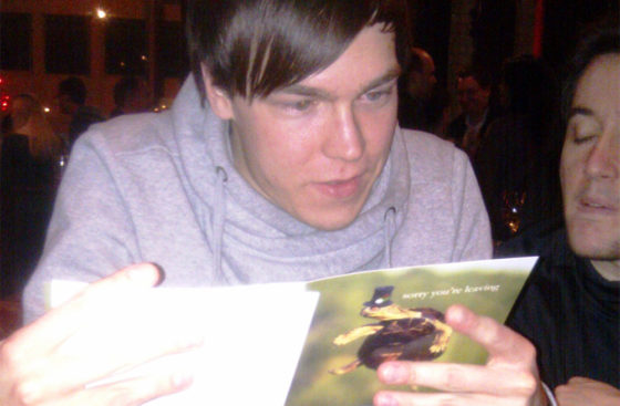Christian Winkler`s goodbye dinner at The Old Firehall in Hammersmith, London UK, 2012 . . . Viel Glück, Christian!