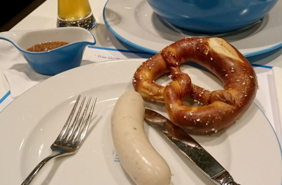 Christian Speck's dinner during a stopover in Munich on the way to the 3R Symposium in Japan
