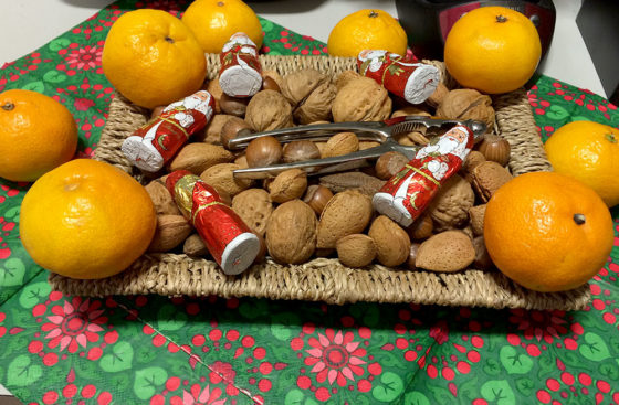 Christmas 2014 . . . fruits, nuts and chocolates