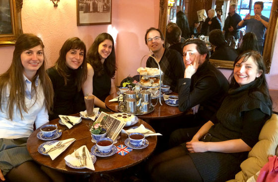 Alice Rödel's goodbye afternoon tea at The Original Maids of Honour in London, UK . . . DNA Replication Group