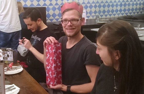 Christmas 2016 lunch at The Real Greek at Westfield London