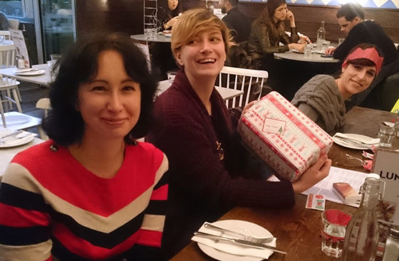Christmas 2016 lunch at The Real Greek at Westfield London