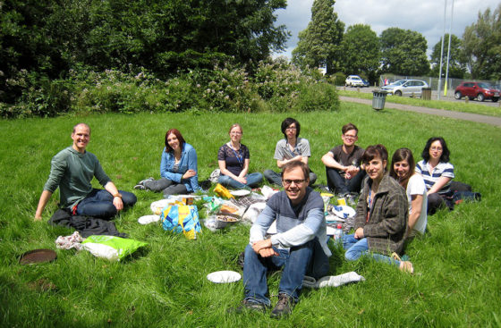 DNA Replication Group picnic at Wormwood Scrubs