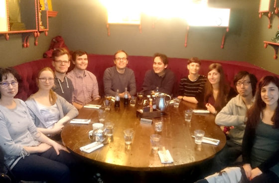 DNA Replication Group, Christmas 2017 lunch at Balans Soho Society in London, UK