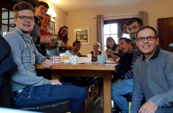 Day one of the 2018 DNA Replication Group retreat, at Bellropes guesthouse in Bradwell-on-Sea, Southminster, United Kingdom