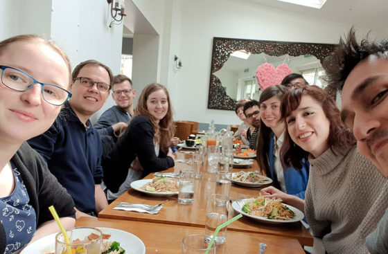 Farewell lunch for Marta Barbon at Fitou's Thai Restaurant, North Kensington, London