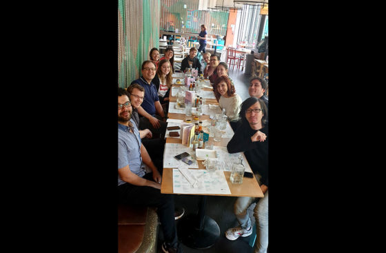 Farewell lunch for Noelia Fernández-Rivero at Wahaca at Westfield London