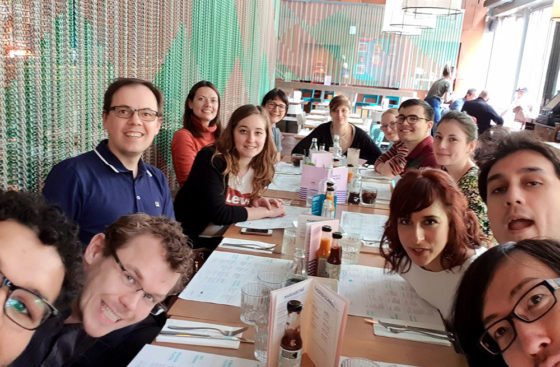 Farewell lunch for Noelia Fernández-Rivero at Wahaca at Westfield London