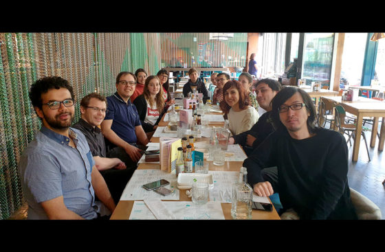 Farewell lunch for Noelia Fernández-Rivero at Wahaca at Westfield London