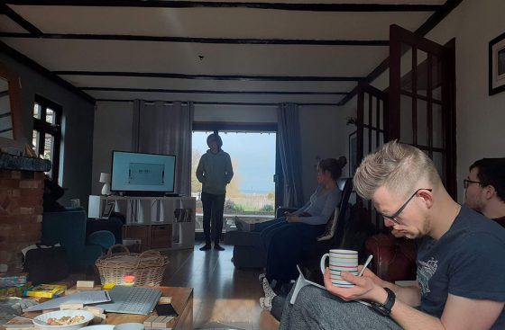 Day one of the 2020 DNA Replication Group retreat at Bellropes guesthouse in Bradwell-on-Sea, Southminster, United Kingdom