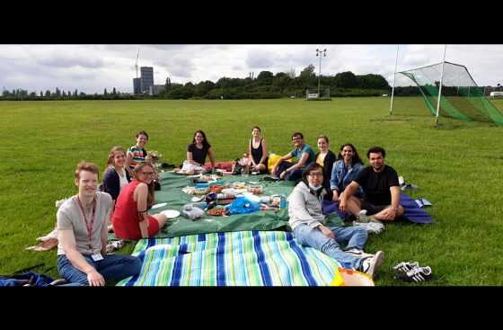 DNA Replication Group goodbye picnic at Wormwood Scrubs for Vera Leber and Indiana Magdalou