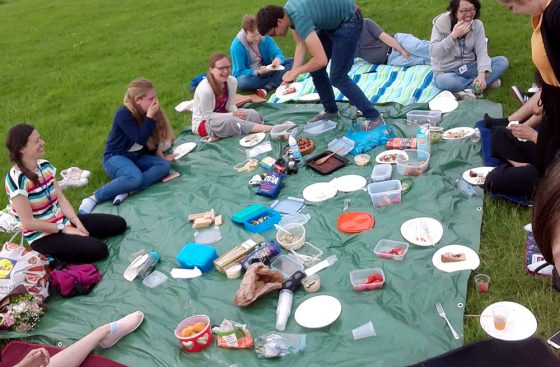DNA Replication Group goodbye picnic at Wormwood Scrubs for Vera Leber and Indiana Magdalou